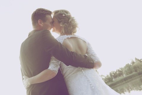 Natural Wedding Decor - rustic, kraft, lace, tree slice