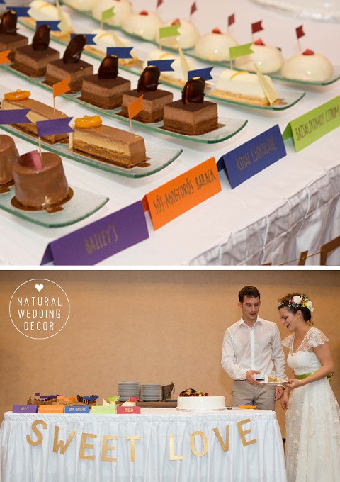 Natural Wedding Decor - colors, gold, sport, playful, pingpong, shooting, cake