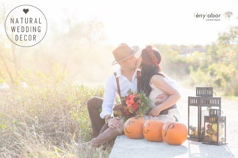Natural Wedding Decor - autumn, pumpkin