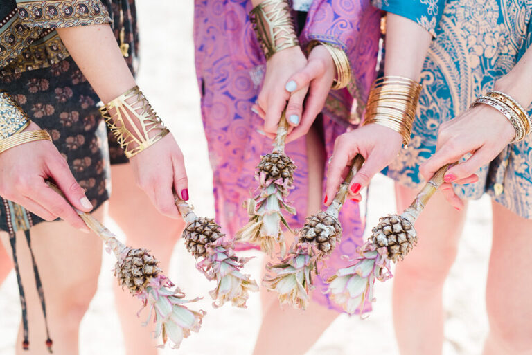 lánybúcsú ananász