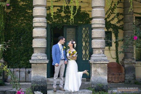 Natural Wedding Decor - rustic, tree slice, crepes party, green, white