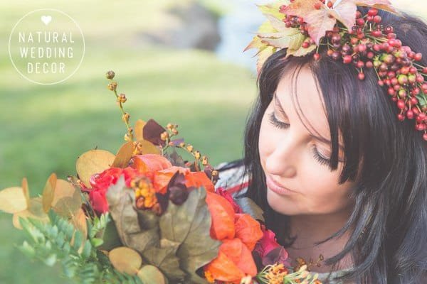 Natural Wedding Decor - autumn